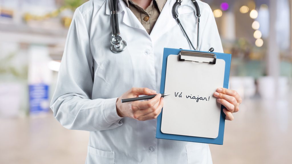 Médicos receitam viagens